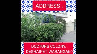 319YARDS WEST FACING PLOT AT DOCTORS COLONY DESHAIPET WARANGAL realestate warangal hmda [upl. by Amyas]