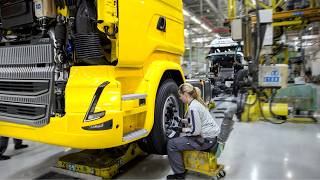 Volvo FH12 amp FH16 Truck Manufacturing🚍2024 Production How its built by GIRL employees👲 [upl. by Rimidalb780]