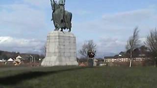 Tuireadh Iain Ruaidh played on the pipes at Bannockburn [upl. by Rolfston]