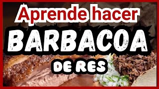 ¿COMO hacer BARBACOA de RES barbacoa [upl. by Farkas411]