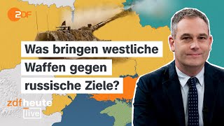 USA und Deutschland geben Waffeneinsatz in Russland frei  Militärexperte Gressel bei ZDFheute live [upl. by Aiva]