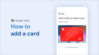 How to add a card to Google Wallet [upl. by Bomke]