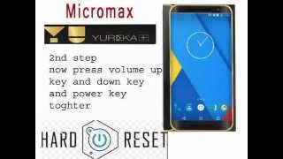 Micromax Yu Yureka Plus hard reset [upl. by Perri812]