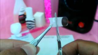 How To Apply Jamberry Nails French Tips [upl. by Gelasias]