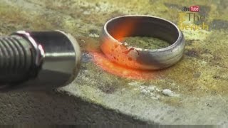 Making Your Own Silver Jewellery  How to Make and Solder A Silver Ring [upl. by Ardath139]