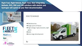 Fleet amp Mobility Live 2024 right fuel right vehicle right time integrating biofuels [upl. by Elbertine130]