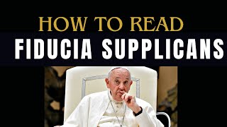 Fiducia Supplicans How to Read Fr Joseph Iannuzzi Pope Francis Vatican Media End Times [upl. by Hyo463]