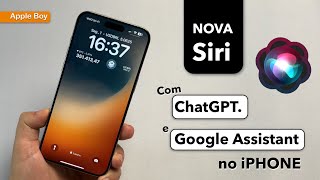 Como usar o ChatGPT e o Google Assistente com a Siri no iPhone [upl. by Oirelav947]