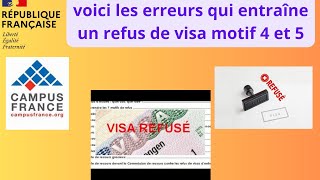 Campus France ne commets pas ses erreurs si tu veux avoir le visa étudiantMoneyMindset2597 [upl. by Yeslehc]