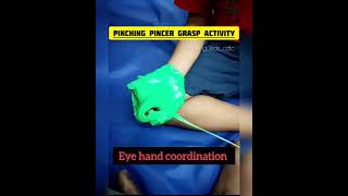 pinching pincer grasp activity worldautismawarenessday autismtherapy autismspeechtherapy child [upl. by Shem]