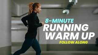 8 Min Running Warm Up amp Mobility  Follow Along  Prevent Knee amp Ankle Pain  PreRunning Routine [upl. by Zorina]