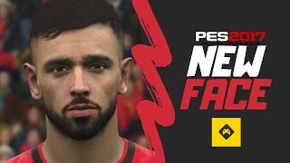 Pes 2017  Bruno Fernandes Face [upl. by Cirdnek429]