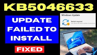 KB5046633 update not installing on Windows 11 Fixed [upl. by Lanam533]