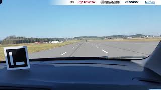 Flying overtaking with oncoming traffic inside view [upl. by Oaoj]