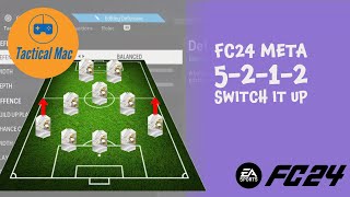 EAFC 24 Meta 5212 Custom Tactics  Switch it Up  Both New Gen and Old Gen tactics [upl. by Boelter]