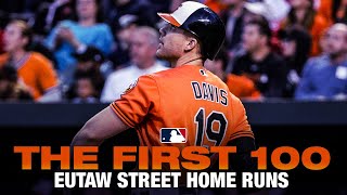 All 100 Eutaw Street homers [upl. by Valeda]