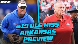 Ole Miss vs Arkansas Preview and Prediction  PFF [upl. by Faustus]