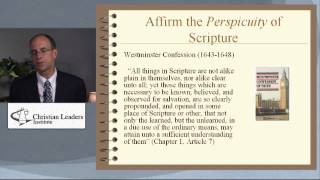 Reformed Biblical Hermeneutics  Part 2  The Necessity of Biblical Hermeneutics [upl. by Ariahay]