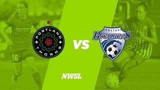 Portland Thorns FC vs Boston Breakers [upl. by Eohce]