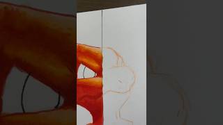 Drawing ✨Charmeleon✨in 1 hour Vs 10 hours  shorts pokemon [upl. by Udela795]