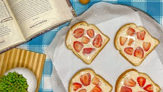 RECEITA DE TORRADA DE CREME  YOGURT TOAST [upl. by Irra]