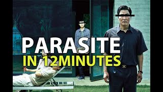 PARASITE in 12 minutes Movie Recap Ending Explained [upl. by Comethuauc788]