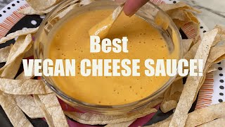 Best Vegan Cheese Sauce PERIOD [upl. by Lordan]