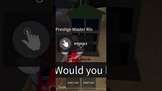 Getting prestige 1 in yba [upl. by Ajdan]