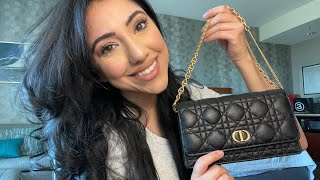 DIOR CARO POUCH REVIEW  Advice Boutique [upl. by Dill]