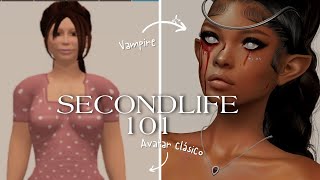 Second Life 101 Tips de customización de avatares GIFT HEAD  SKIN [upl. by Anirtak8]