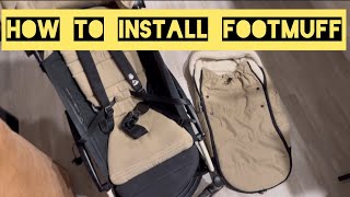 How To Install FootMuff  Yoyo Stroller [upl. by Balbinder]