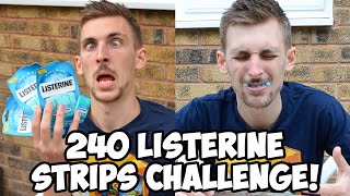 240 Listerine Strips Challenge  WheresMyChallenge [upl. by Hyacintha]