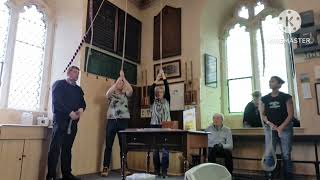 bellringing at Chelmsford Cathedral  17 March 2024 [upl. by Nathanoj676]