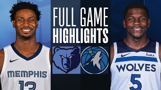 GRIZZLIES at TIMBERWOLVES  FULL GAME HIGHLIGHTS  January 18 2024 [upl. by Eserrehs]