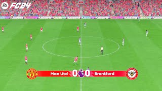 FC 24  Manchester United vs Brentford  Premier League 2425  PS5™ Full Gameplay [upl. by Ahtael]