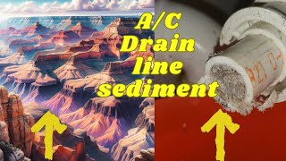 Crazy cellphone footage of AC drain line clogged for years Repaired [upl. by Bathilda]