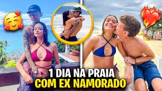 5 COISAS QUE ROLARAM NA PRAIA COM MEU EX eles se beijaram [upl. by Isawk]