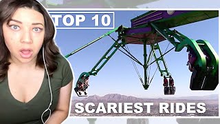 Top 10 Scariest Rides in the World 2022 [upl. by Spatz983]