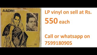 LP vinyl of various hit Hindi films on sell at Rs 550 each only [upl. by Notnyw922]