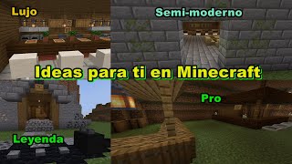 Tabernas para hacer en Tu Mundo de Minecraft Java y Bedrock  Evento Construcciones [upl. by Calvo]