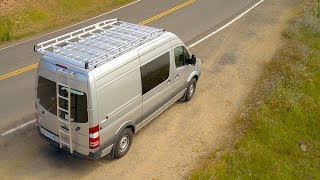 SPRINTER VAN ROOF RACK AluRack By Prime Design [upl. by Palermo]