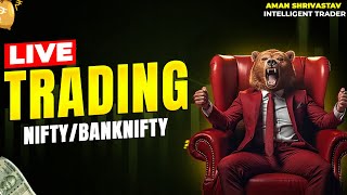 Nifty 50  Bank Nifty Option Trading live 04042024  Live Thursday Analysis With Aman Srivastav [upl. by Zaob]