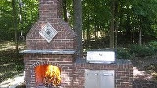 How to Build a Brick Fireplace  DIY  Part 2 of 5 [upl. by Moya]