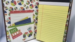 Back To School Upcycle Notebook Holder [upl. by Earleen]