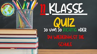 11 Klasse Quiz Teste dein Wissen in Biologie Chemie und Physik 🧬⚗️ [upl. by Alue]