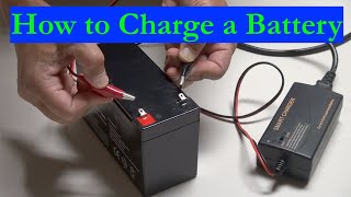 How to Charge a Batterylead acid and lithiumion batteries 2021 [upl. by Lewie]