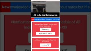 all india bar examination 2024 [upl. by Ailecara]