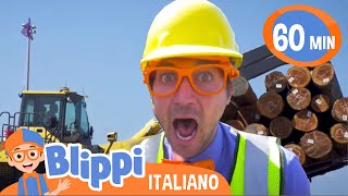 Blippi alla scoperta ellescavatore  Blippi in Italiano  Video educativi per bambini [upl. by Hirz916]