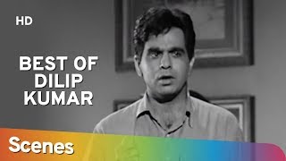 Dilip Kumar Best Scenes  Devdas  Naya Daur  Madhumati  Uran Khatola  Superhit Hindi Movies [upl. by Ahtebat]