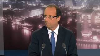 BFMTV 2012  Interview de François Hollande par Olivier Mazerolle [upl. by Honoria210]